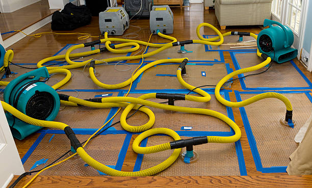 Professional Storm Water Damage Restoration technician working in West Richland, WA